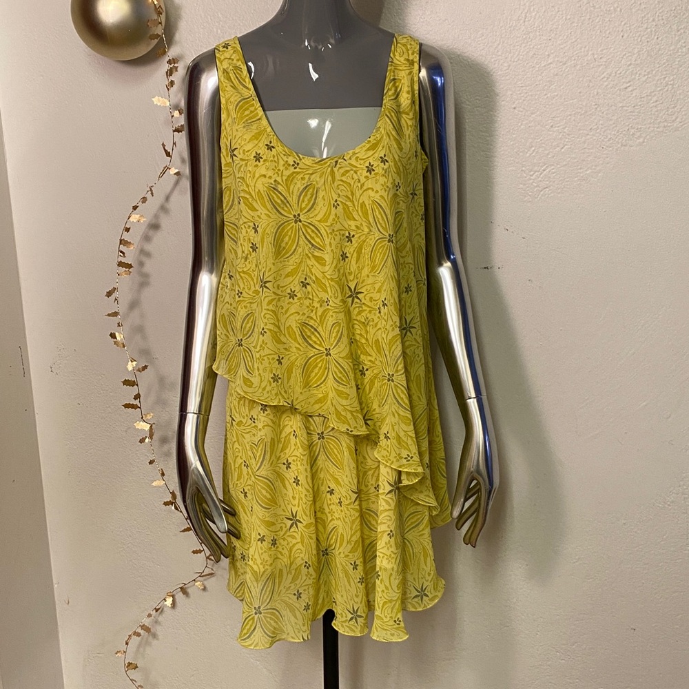 Rachel Rachel Roy Chiffon Dress, NWT, L